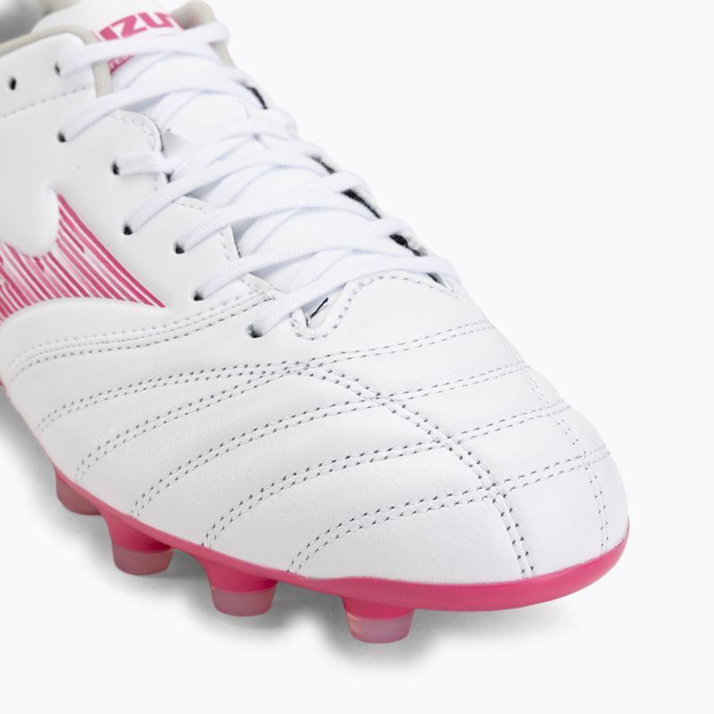 Futbalové kopačky Mizuno Morelia Neo IV Pro FG white/fuchsia purple/fuchsia purple 7