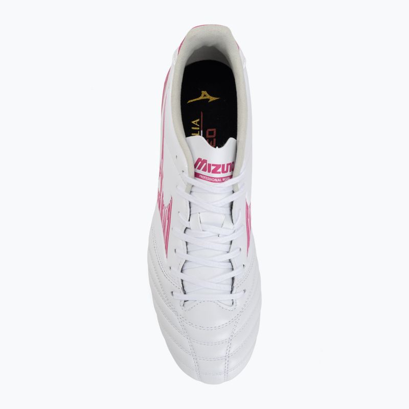 Futbalové kopačky Mizuno Morelia Neo IV Pro AG white/fuchsia purple/fuchsia purple 5