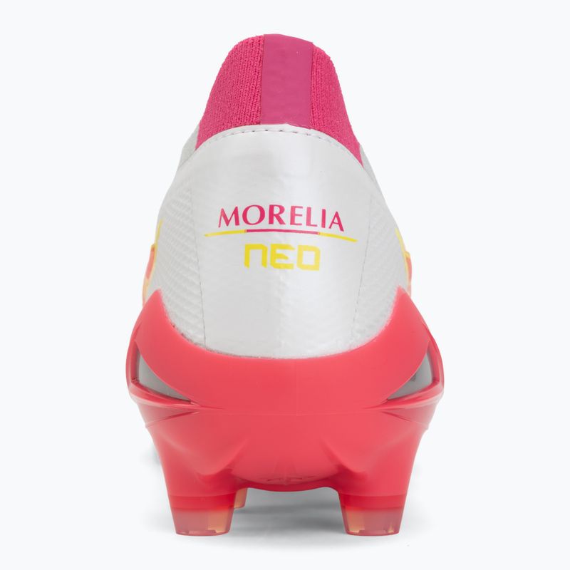 Kopačky Mizuno Morelia Neo IV Beta Japan FG white/pink tetra/fuchsia purple 6