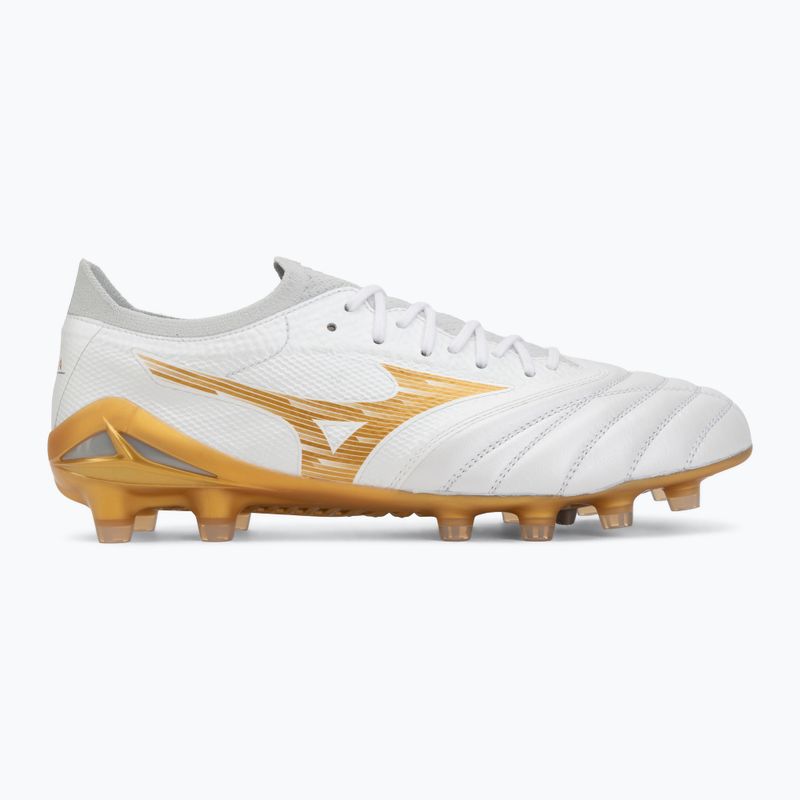 Futbalové kopačky Mizuno Morelia Neo IV Beta Elite FG white/mp gold/cool gray 3c 2
