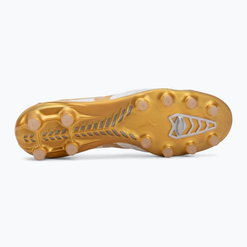 Futbalové kopačky Mizuno Morelia Neo IV Beta Elite FG white/mp gold/cool gray 3c 4