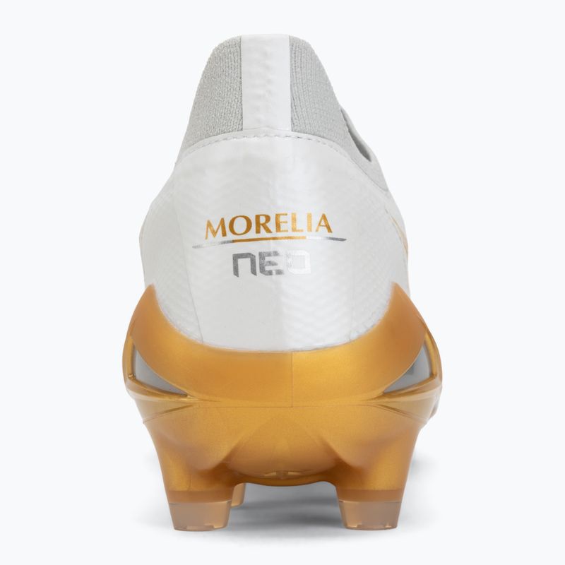 Futbalové kopačky Mizuno Morelia Neo IV Beta Elite FG white/mp gold/cool gray 3c 6