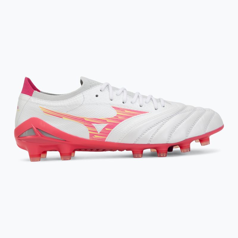 Futbalové kopačky Mizuno Morelia Neo IV Beta Elite FG white/pink tetra/fuchsia purple 2