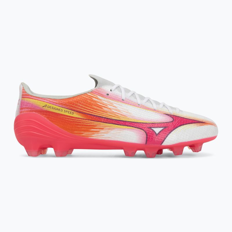 Kopačky Mizuno Alfa III Pro FG white/fuchsia purple 2