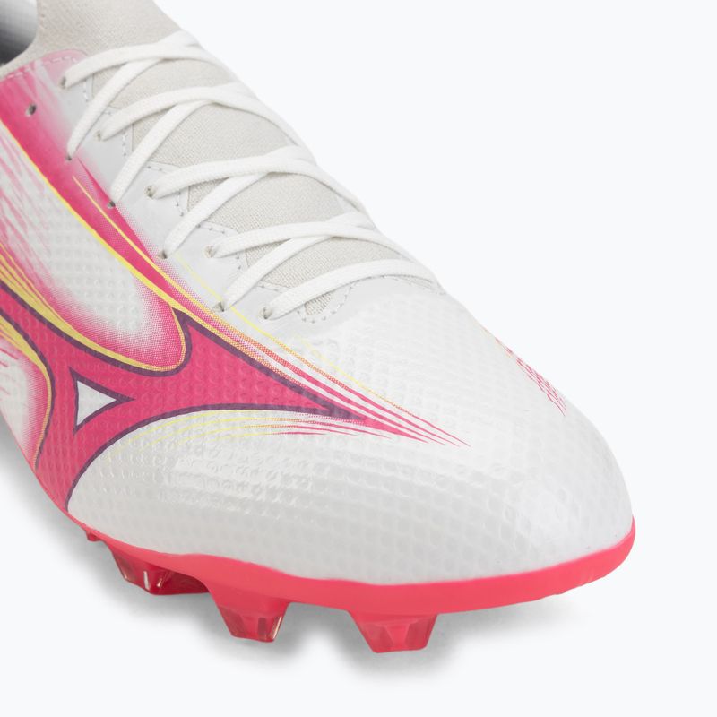 Kopačky Mizuno Alfa III Select FG white/fuchsia purple 7