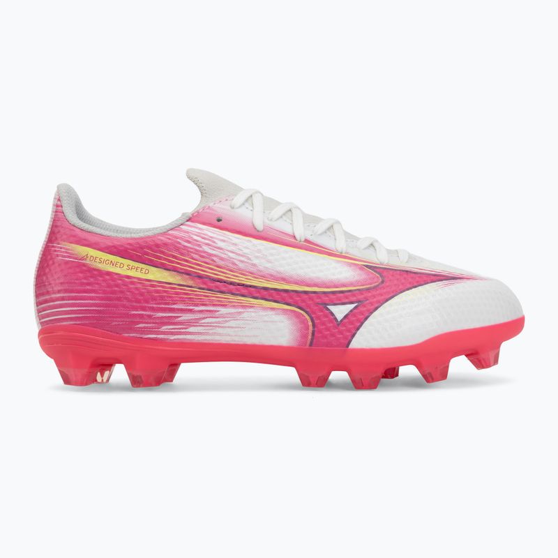 Detské kopačky Mizuno Alfa III Select Jr FG white/fuchsia purple 2