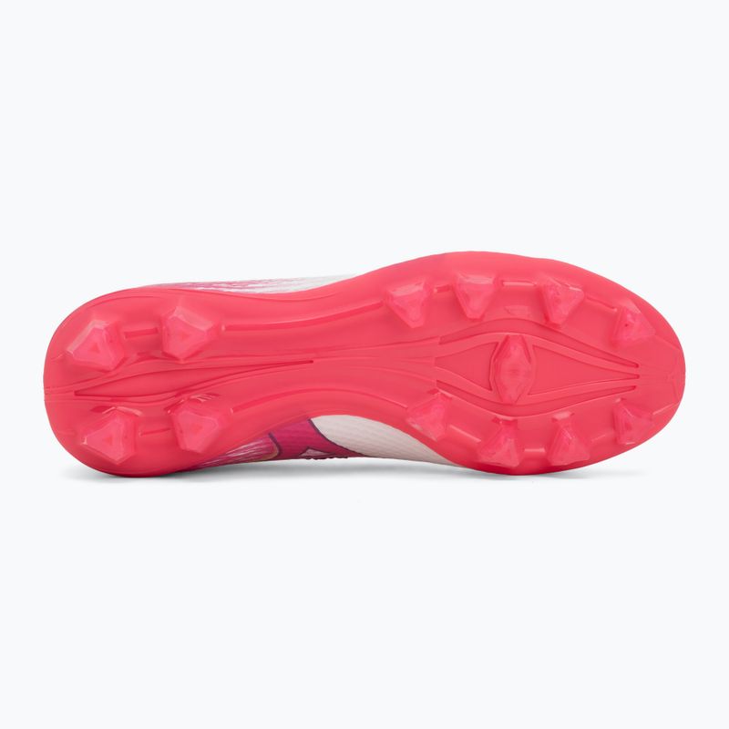 Detské kopačky Mizuno Alfa III Select Jr FG white/fuchsia purple 4