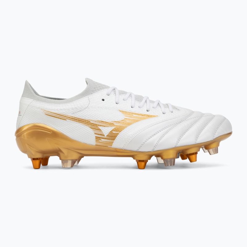 Futbalové kopačky Mizuno Morelia Neo IV Beta Elite Mix white/mp gold/cool gray 3c 2