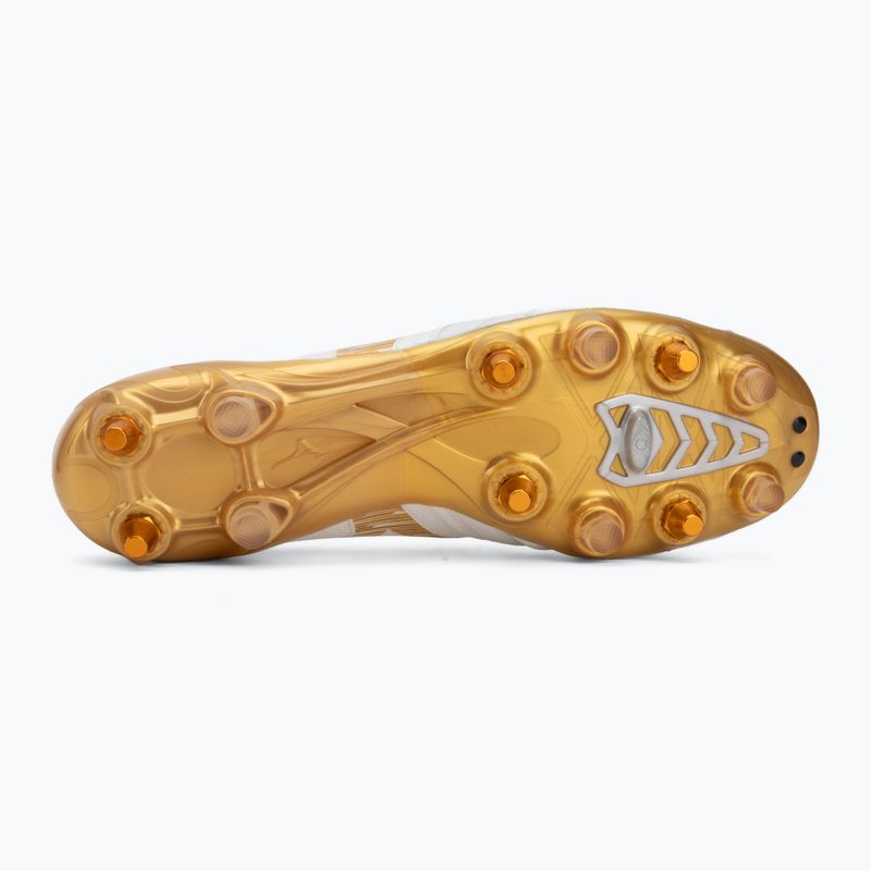 Futbalové kopačky Mizuno Morelia Neo IV Beta Elite Mix white/mp gold/cool gray 3c 4