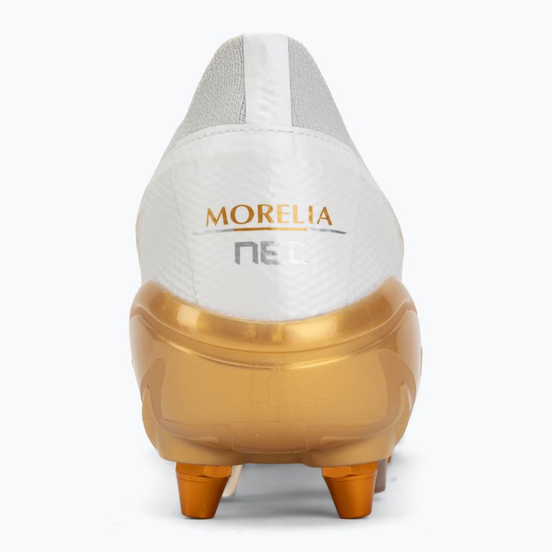 Futbalové kopačky Mizuno Morelia Neo IV Beta Elite Mix white/mp gold/cool gray 3c 6
