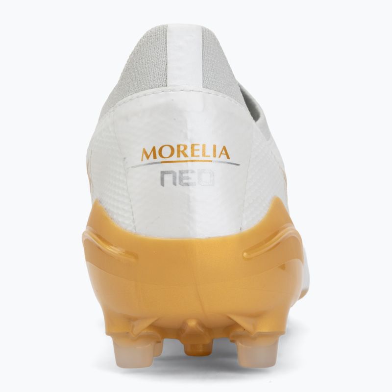Futbalové kopačky Mizuno Morelia Neo IV Beta Elite AG white/mp gold/cool gray 3c 6
