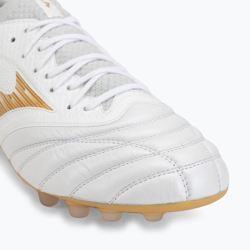 Futbalové kopačky Mizuno Morelia Neo IV Beta Elite AG white/mp gold/cool gray 3c 7
