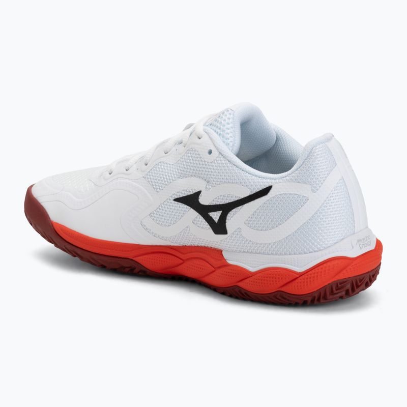 Pánske tenisové topánky Mizuno Wave Enforce Court CC fiery red/white/sun-dried tomato 3