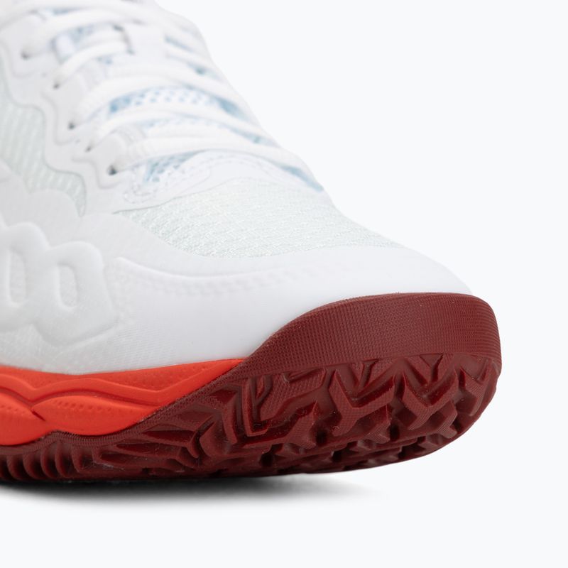 Pánske tenisové topánky Mizuno Wave Enforce Court CC fiery red/white/sun-dried tomato 7
