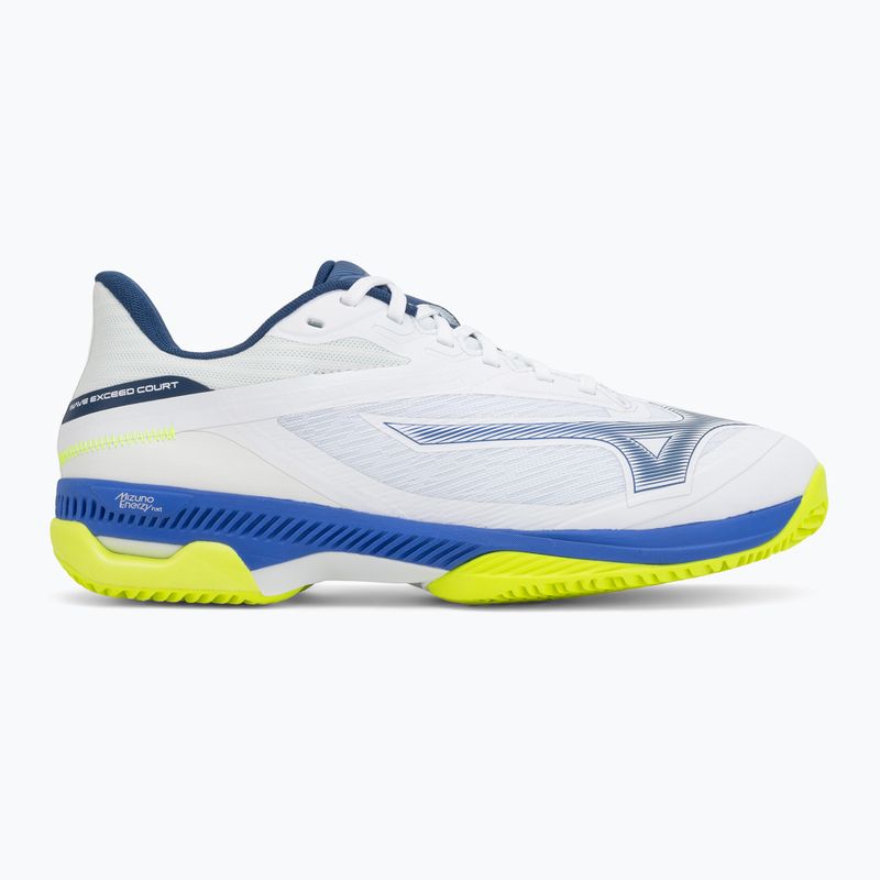 Tenisové topánky Mizuno Wave Exceed Court CC white/dazzling blue/lightning 2