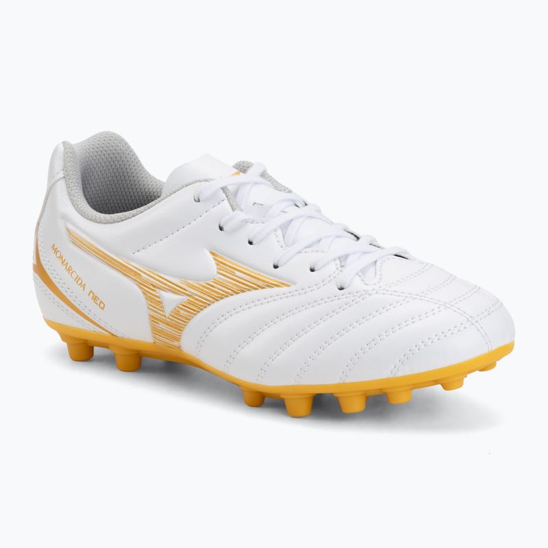 Detské kopačky Mizuno Monarcida Neo III Select AG White/MP Gold