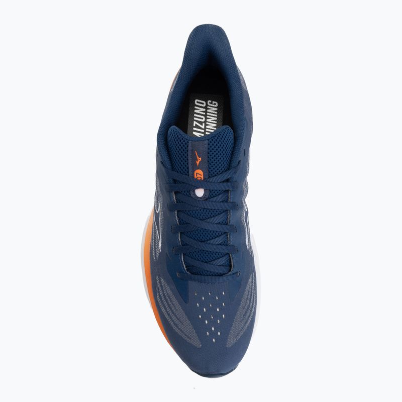 Pánske bežecké topánky Mizuno Wave Skyrise 7 estate blue/white/coral rose 5