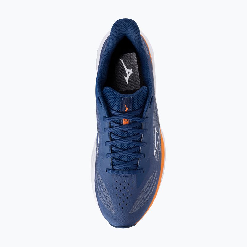 Pánske bežecké topánky Mizuno Wave Skyrise 7 estate blue/white/coral rose 5