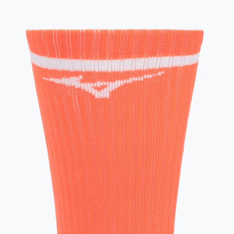 Ponožky Mizuno Training With Line Lava Orange 3