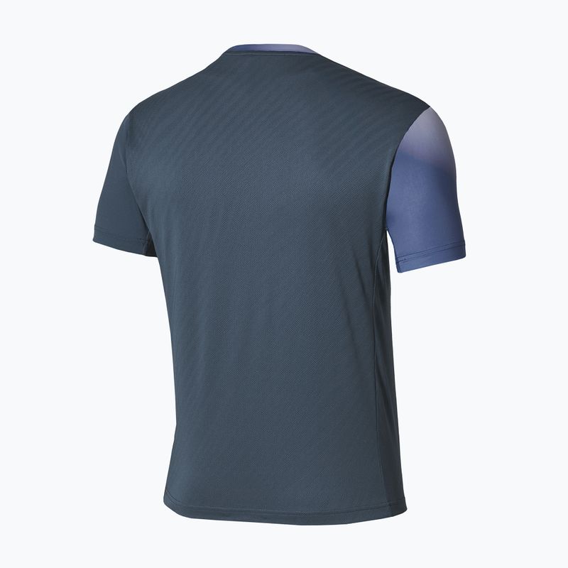 Pánske tenisové tričko Mizuno Graphic Short Sleeve Tee insigna blue 2
