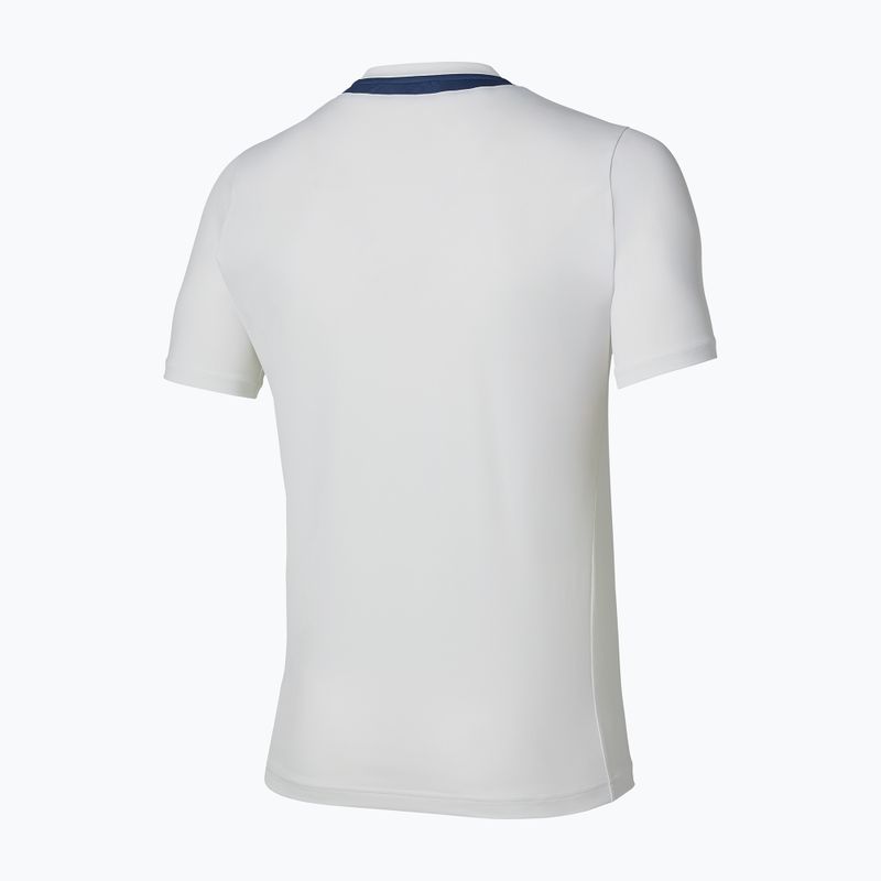 Pánske tenisové tričko Mizuno Tennis Core Short Sleeve Tee white/insignia blue 2
