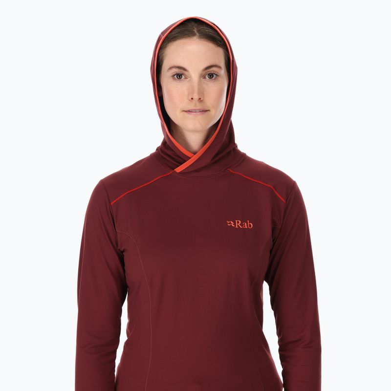 Dámska trekingová bunda Rab Force Hoody deep heather 3