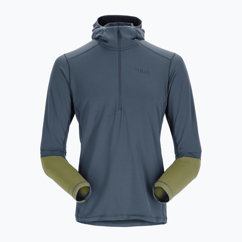 Pánska trekingová mikina Rab Conduit Hoody orion blue 4