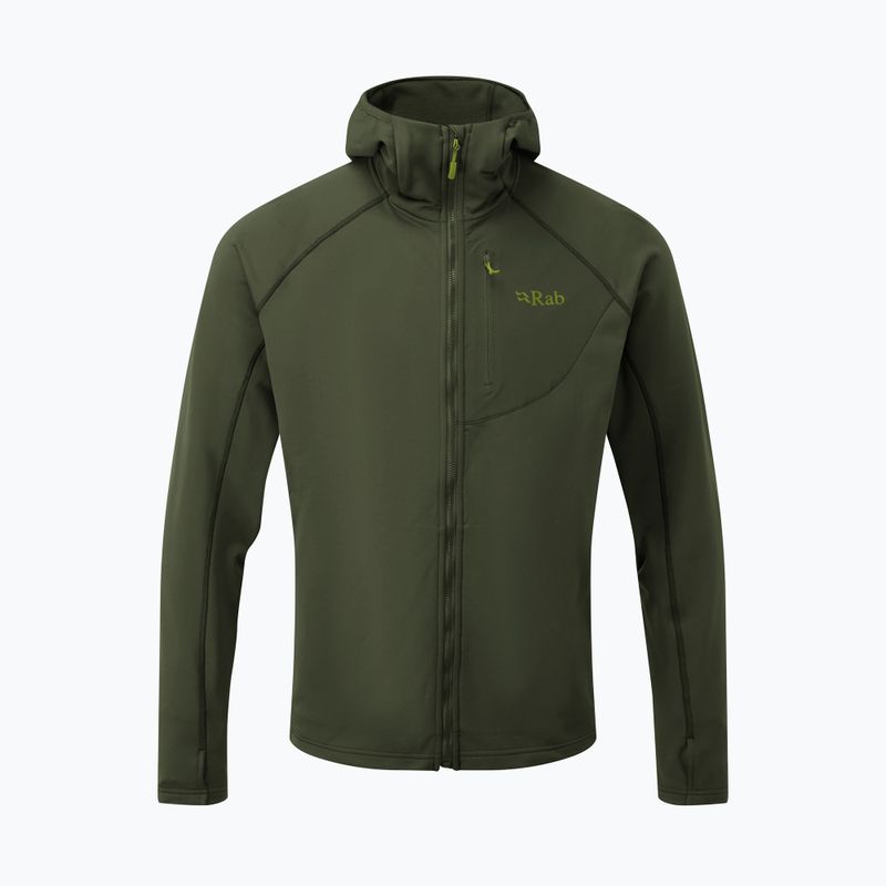 Pánska mikina Rab Superflux Hoody army QFE-89 2