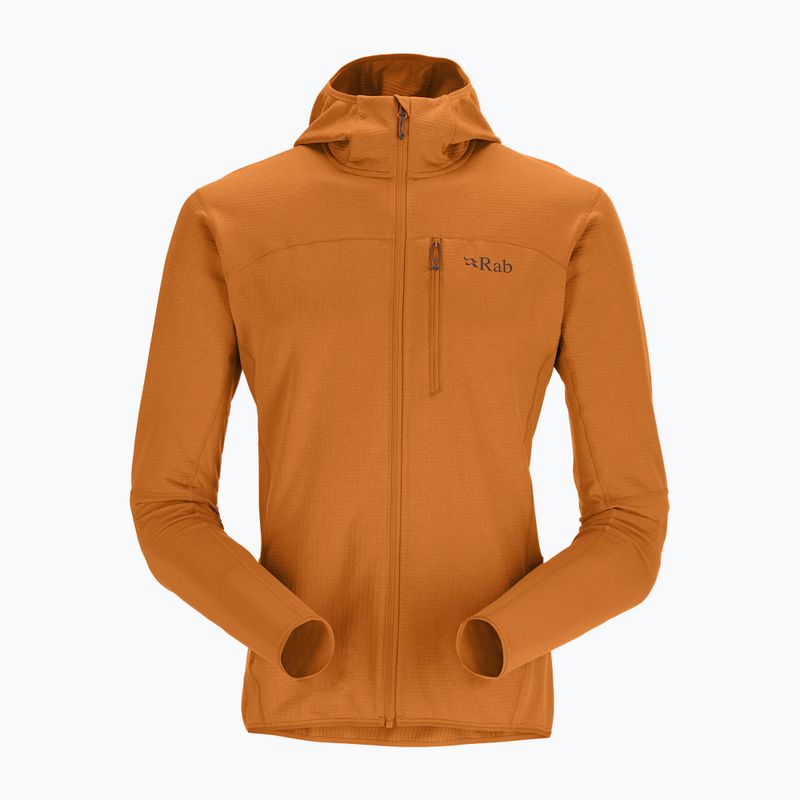 Pánska treková bunda Rab Ascendor Hoody orange QFF-42 4