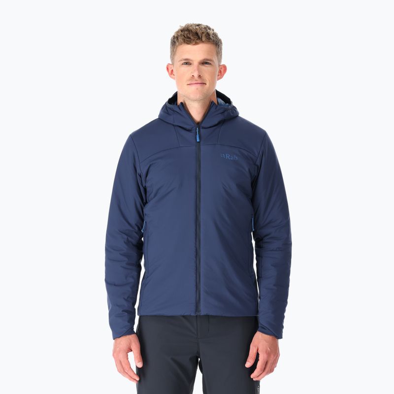 Pánska zateplená bunda Rab Xenair Alpine Light navy blue QIP-01