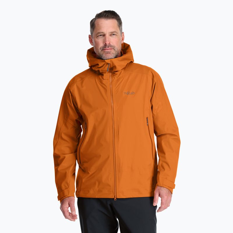 Rab Kinetic Alpine 2.0 marmalade pánska bunda do dažďa