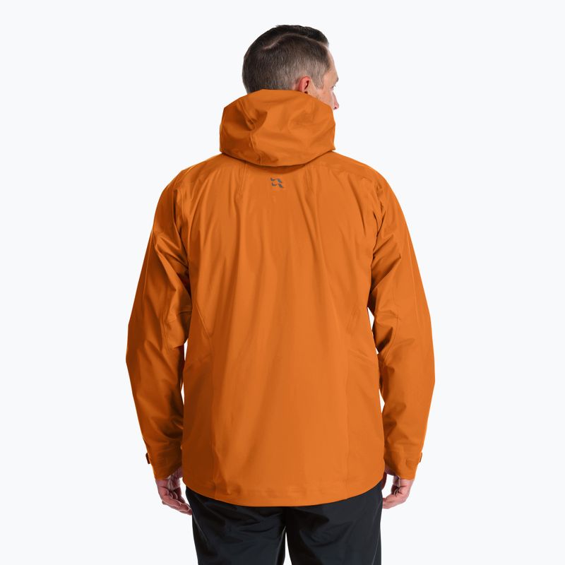 Pánska bunda do dažďa Rab Kinetic Alpine 2.0 marmalade 3