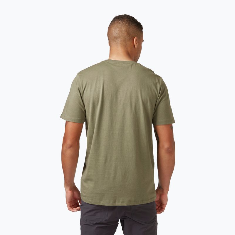 Pánske tričko Rab Stance Logo light khaki 3