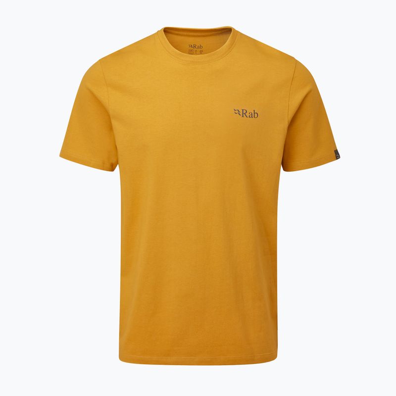 Pánske trekingové tričko Rab Stance Mountain Peak sahara QCB-66 4