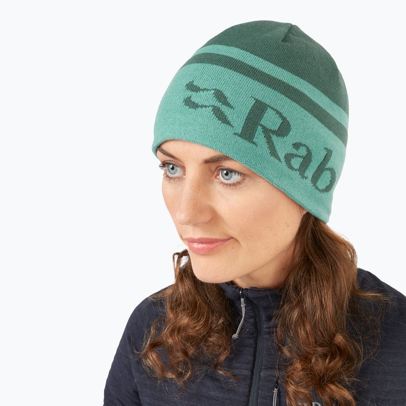 Zimná čiapka Rab Logo Band green slate / glacier blue 2