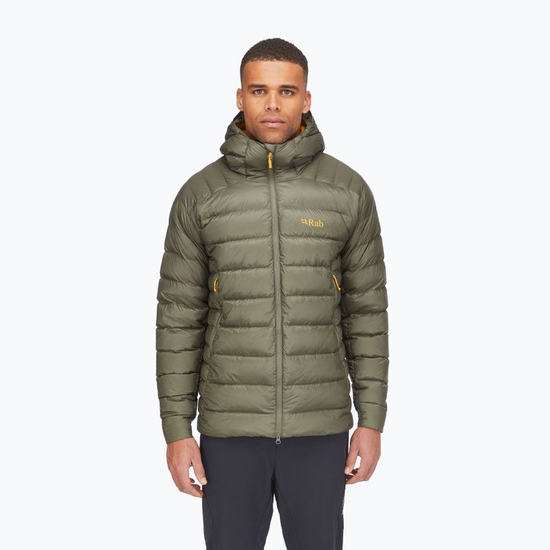 Pánska páperová bunda Rab Electron Pro light khaki