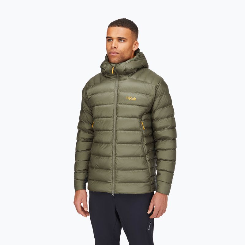 Pánska páperová bunda Rab Electron Pro light khaki 2