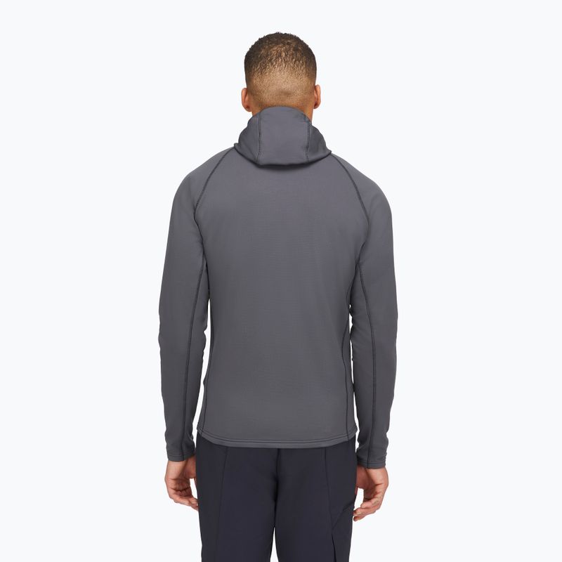 Pánska mikina Rab Superflux Hoody graphene/firecracker 3