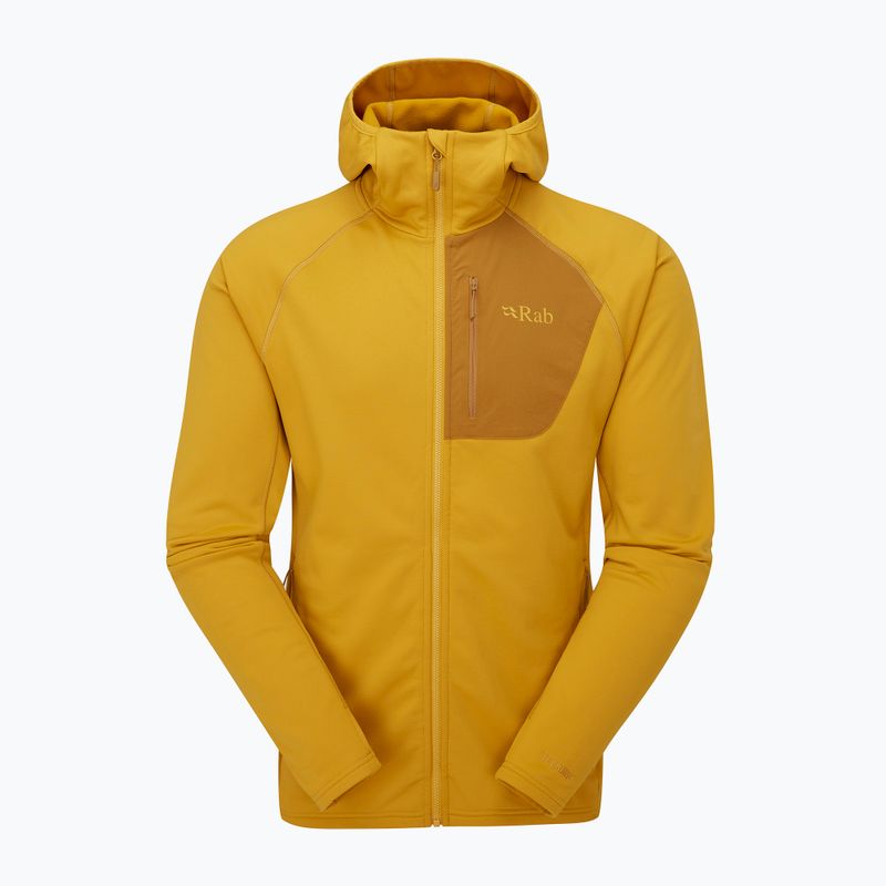 Pánska trekingová mikina Rab Superflux Hoody sahara 6
