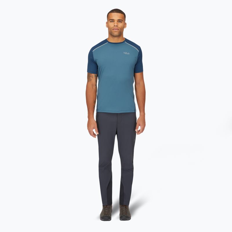 Pánske tričko Rab Force orion blue/tempest blue 2