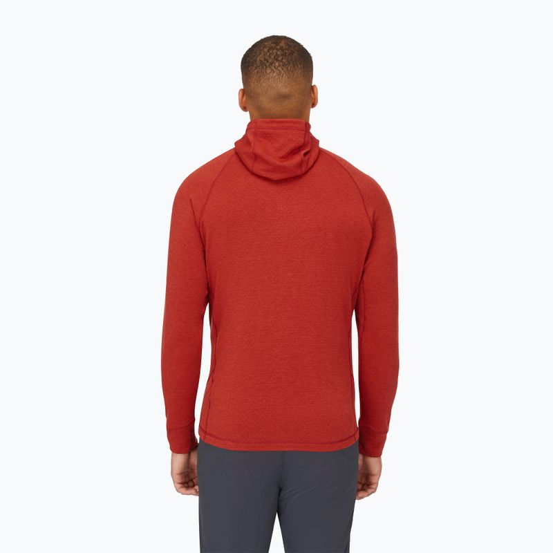 Pánska mikina Rab Nexus Hoody tuscan red 4