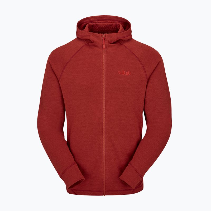 Pánska mikina Rab Nexus Hoody tuscan red 5