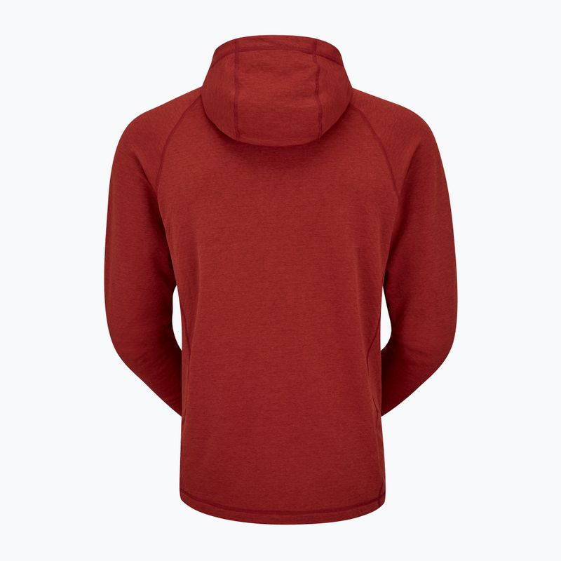 Pánska mikina Rab Nexus Hoody tuscan red 6