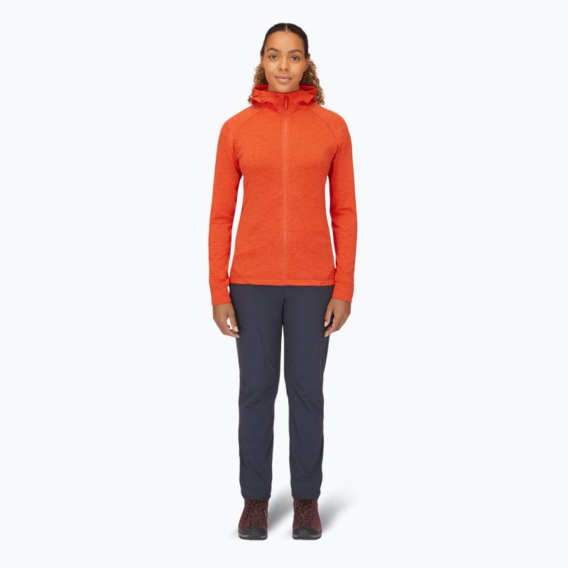 Dámska mikina Rab Nexus Hoody red grapefruit 2