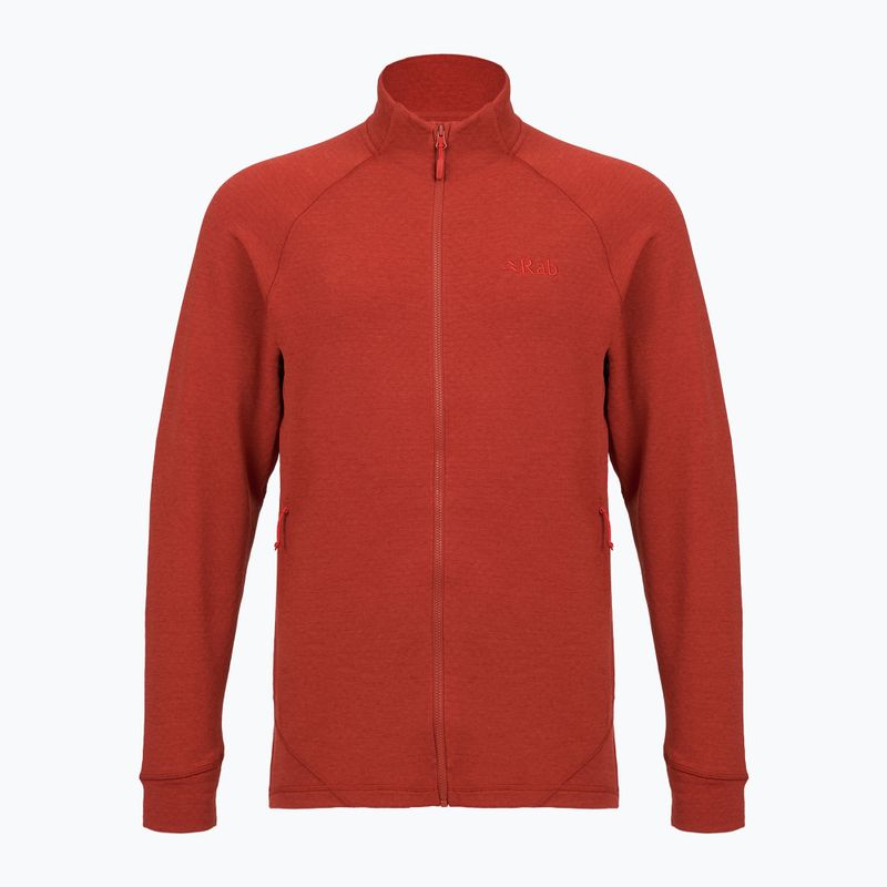 Pánska mikina Rab Nexus tuscan red