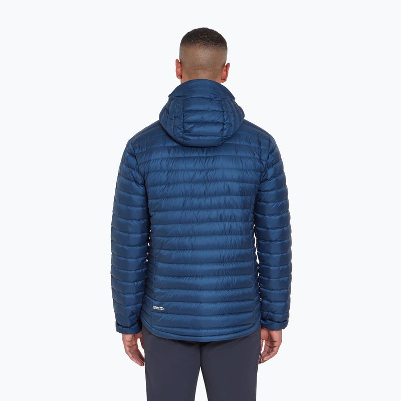 Pánska páperová bunda Rab Infinity Windstopper Hoody tempest blue 3