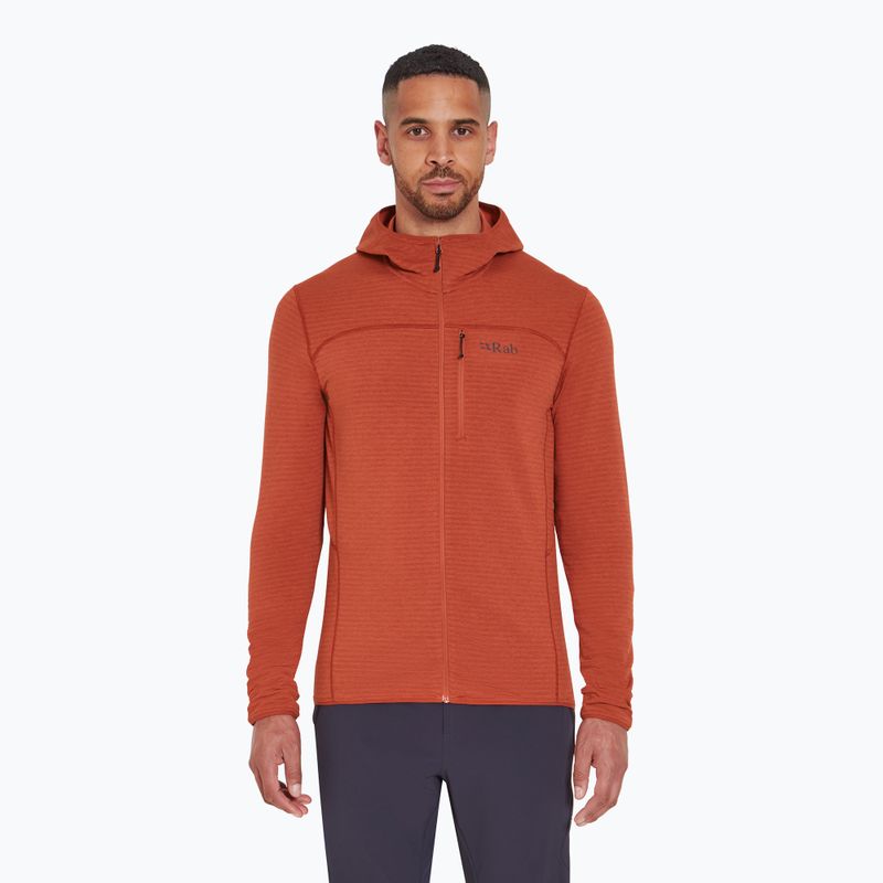 Pánska mikina Rab Ascendor Light Hoody tuscan red