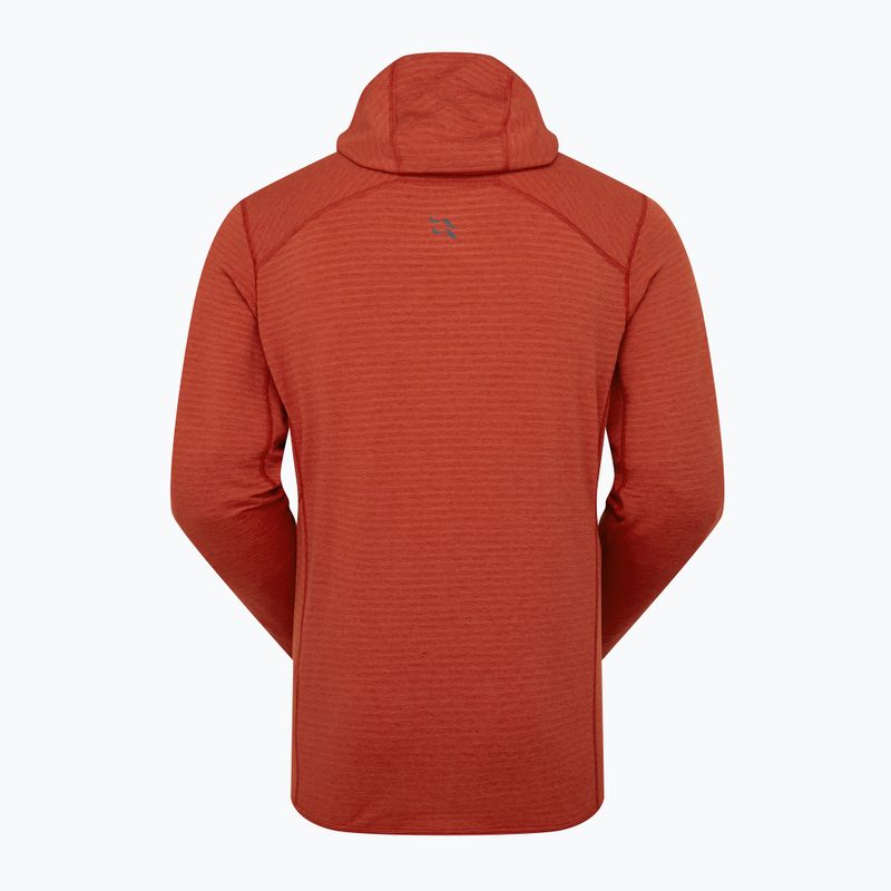 Pánska mikina Rab Ascendor Light Hoody tuscan red 5