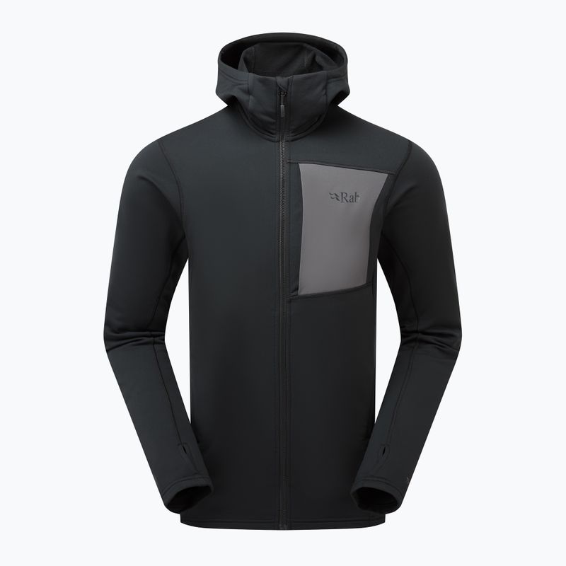 Pánska mikina Rab Superflux Hoody black QFG-13-BLK 4