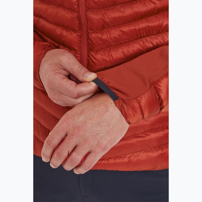 Pánska  páperová bunda  Rab Cirrus Flex Hoody tuscan red 8